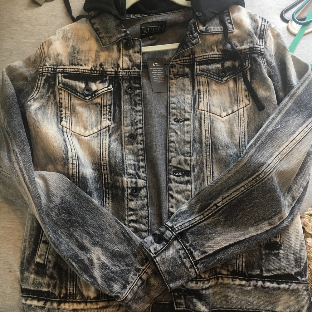 Acid Wash Denim Jacket